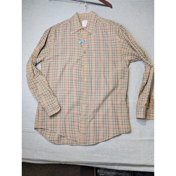 Brooks Brothers Other - Brooks‎ Brothers Button Down Mens M Multicolor Tattersall Check Wool Flannel